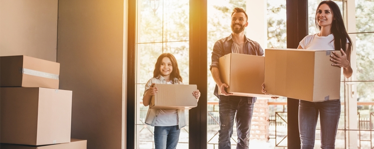 Happy couple buys a new home using Wells Fargo Mortgage